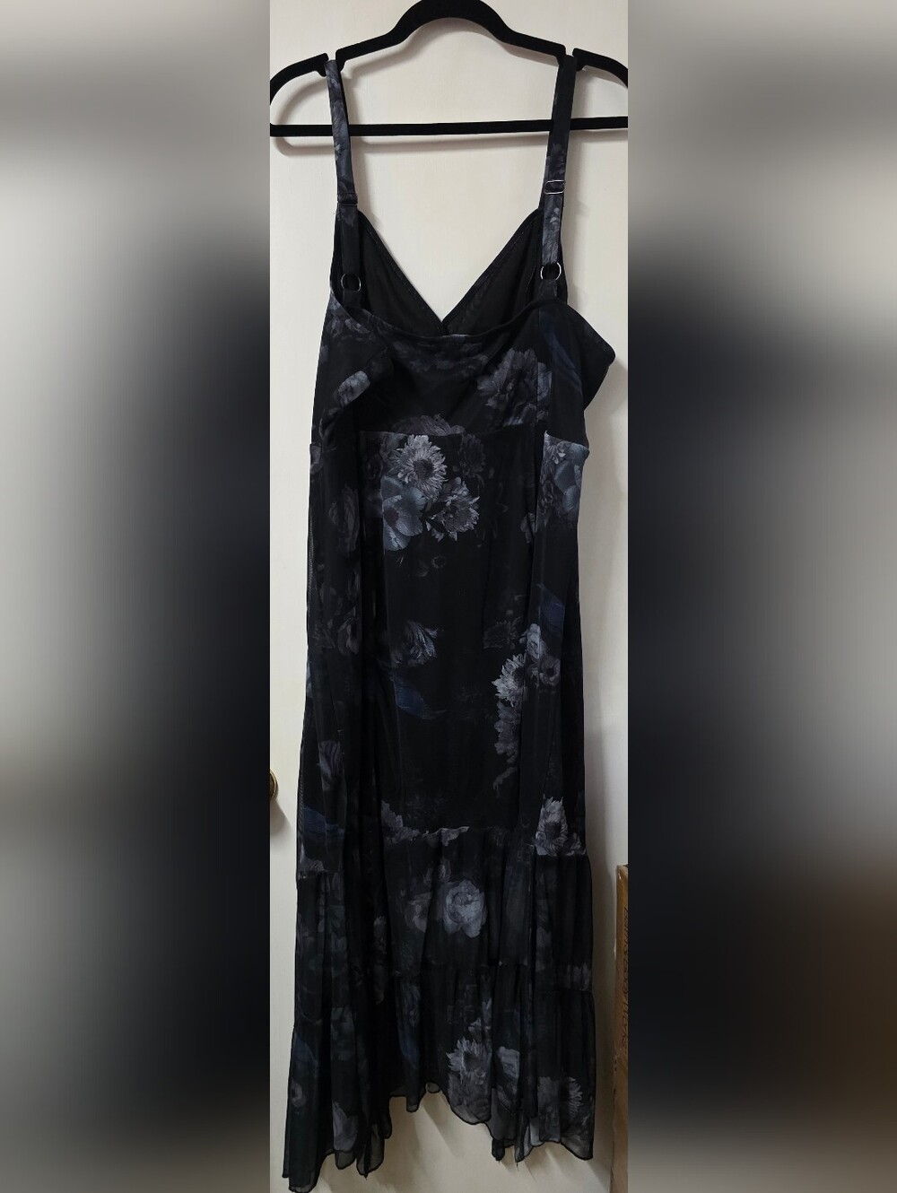 Torrid Nightfall Tiered Mesh Maxi Dress NWOT - Picture 4 of 6